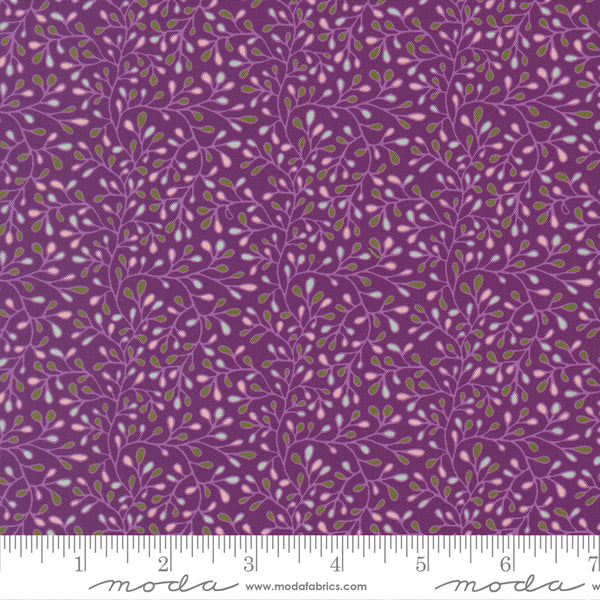Moda Floral Fondant 14137 15 Plum Vine Buds By The Yard