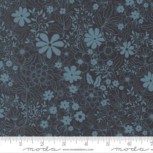 Moda Feather & Forest Bloom 14147 19 Midnight Pollen Sprinkles By The Yard