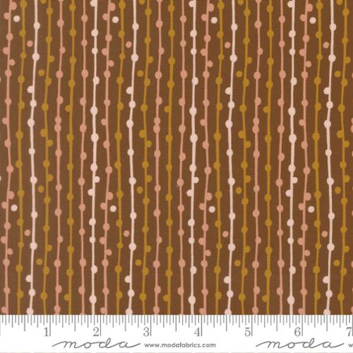 Moda Feather & Forest Bloom 14148 15 Walnut String Of Pearls By The Yard