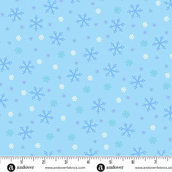 Andover Snowflake 1462 T Frozen Snowflake By The Yard