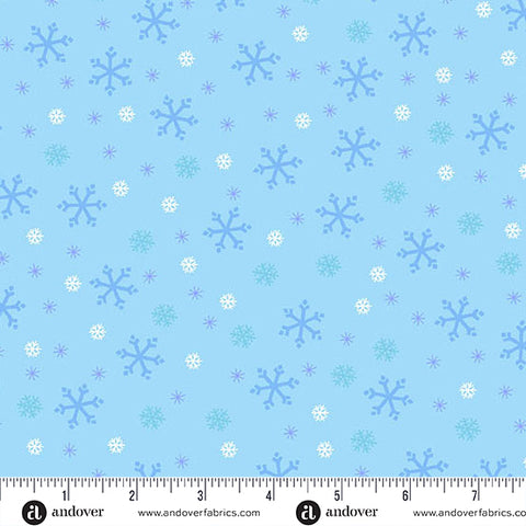 Andover Snowflake 1462 T Frozen Snowflake By The Yard