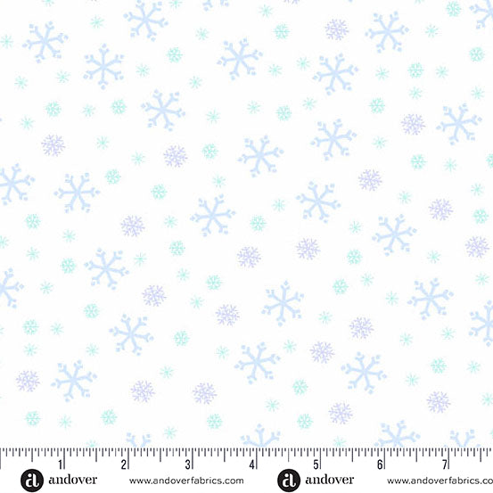 Andover Snowflake 1462 W Snow Snowflake By The Yard