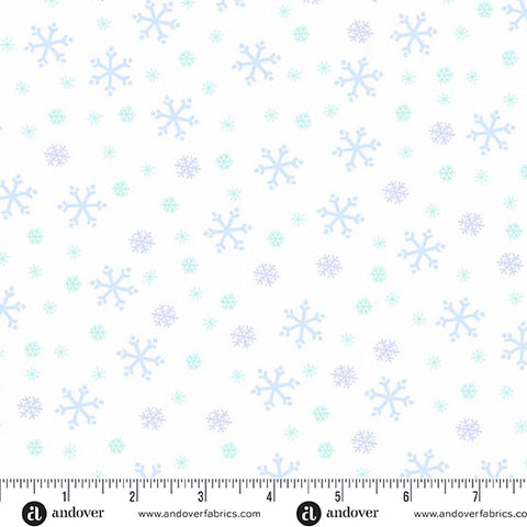 Andover Snowflake 1462 W Snow Snowflake By The Yard