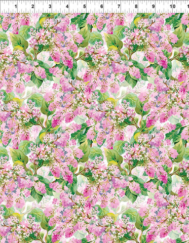 In The Beginning Decoupage 14DC 1 Pink Lilac By The Yard