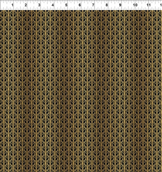 In The Beginning Steampunk Menagerie 14ST 1 Gold Deco By The Yard