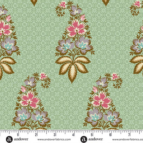 Andover Holbrook 1537 G Green Michelle By The Yard