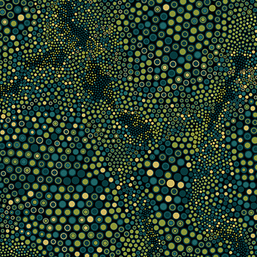 Benartex Shangri-La 16117M 43 Textura De Azulejo Abstracto Verde Cortado A Medida