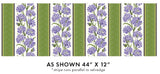 Benartex Whispering Lilies 16227 45 Whispering Lilies Stripe Leaf Multi By The Yard