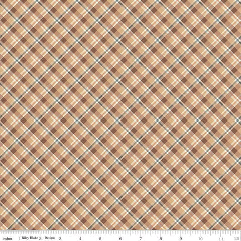 Riley Blake Evening On The Prairie 16745 Sienna Prairie Plaid By The Yard