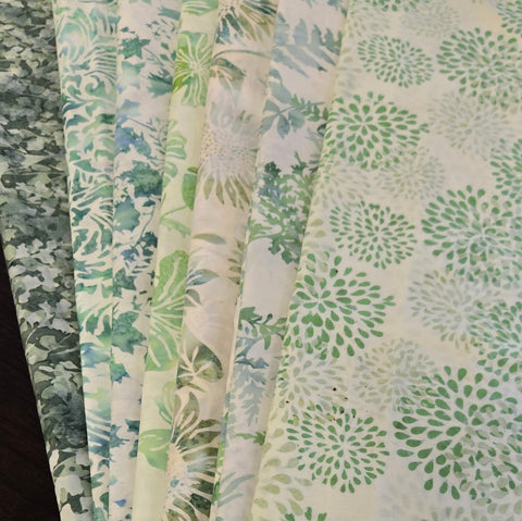 Matt's Mystery Bundles -  5.67 yards - Batiks #16 - Assorted Remnants