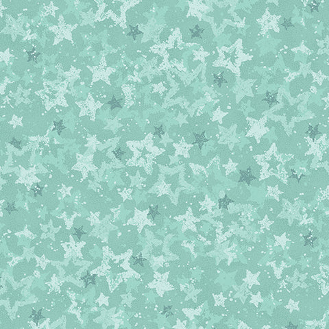 Benartex Star Of Wonder 17064 24 Heavenly Star Aqua By The Yard