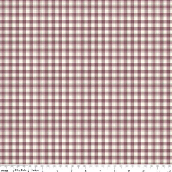 Riley Blake Renew C17284 Purple Plaid By The Yard