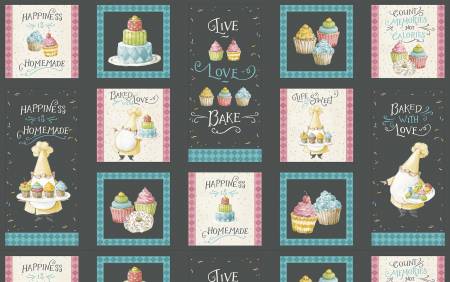 Wilmington Sweet Little Treasures 17824 924 Multi Hot Pad 24" PANEL By The PANEL (Not Strictly By The Yard)