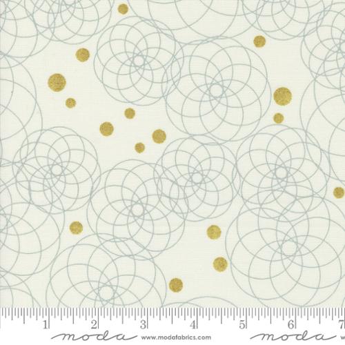 Moda - Shimmer Metallic 1842 11M Ivory By The Yard