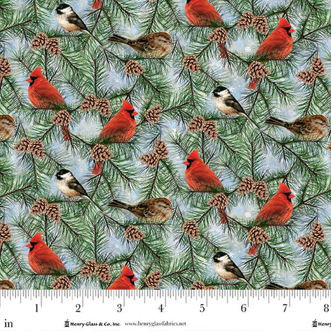 Henry Glass & Co. Believe 1873 11 Blue Birds By The Yard