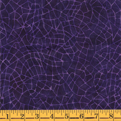 Jordan Fabrics batik 1035 08 mosaico púrpura cortado a medida