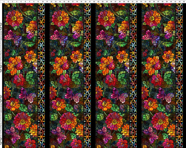 In The Beginning Dear Clara 1DCL 1 Black Border By The Yard