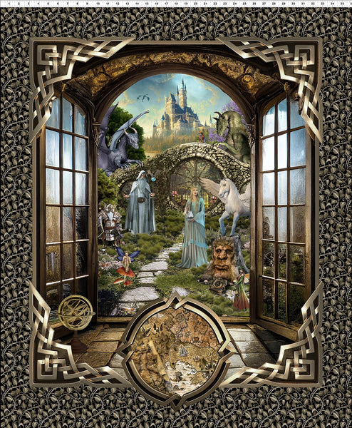 In The Beginning Legendary Journeys 1LJ1 Large 36" PANEL By The PANEL (not strictly by the yard)