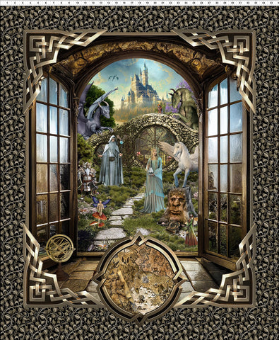 In The Beginning Legendary Journeys 1LJ1 Large 36" PANEL By The PANEL (not strictly by the yard)