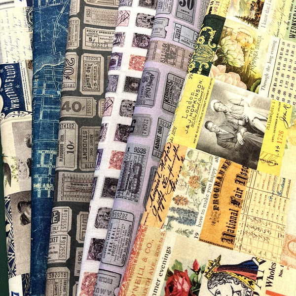 Matt's Mystery Bundles -  5.742 yards - Eclectic Elements #1- Assorted Remnants