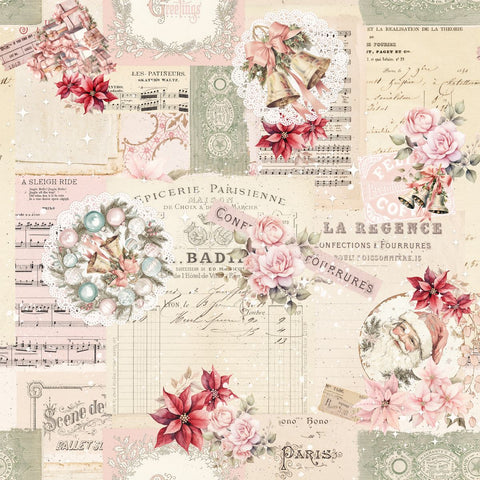 Blank Quilting Christmas Magic 2015 41 Ivory Christmas Collage By The Yard