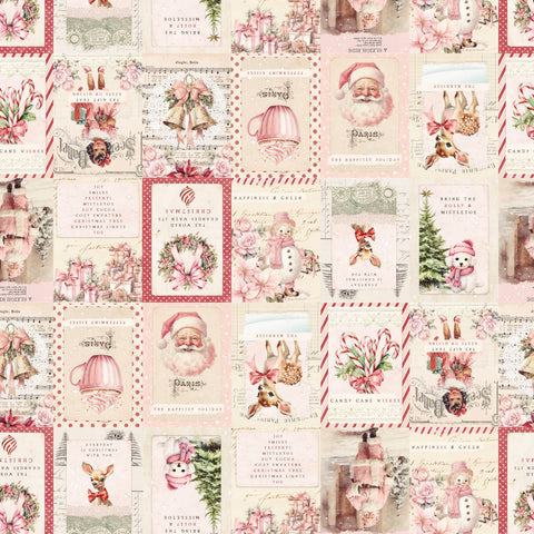 Blank Quilting Christmas Magic 2016 41 Ivory Christmas Labels By The Yard