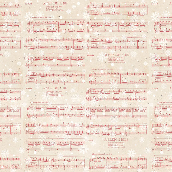 Blank Quilting Christmas Magic 2019 41 Ivory Sheet Music By The Yard
