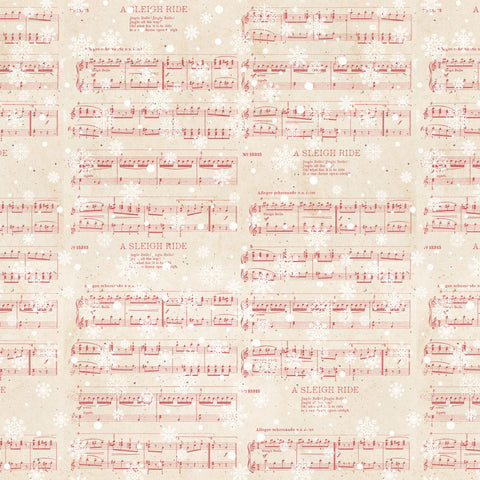 Blank Quilting Christmas Magic 2019 41 Ivory Sheet Music By The Yard