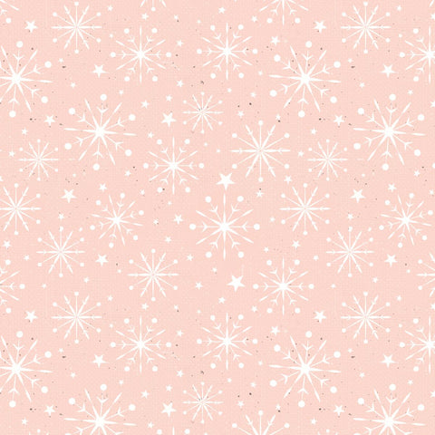 Blank Quilting Christmas Magic 2023 22 Pink Stars By The Yard