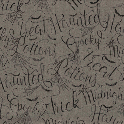 Andover Mystery Manor 202 C Dust Cryptic Script By The Yard