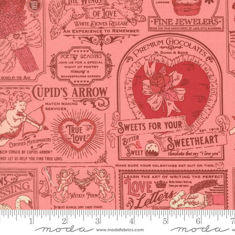Moda Je Taime 20991 13 Blossom Vintage Valentine By The Yard