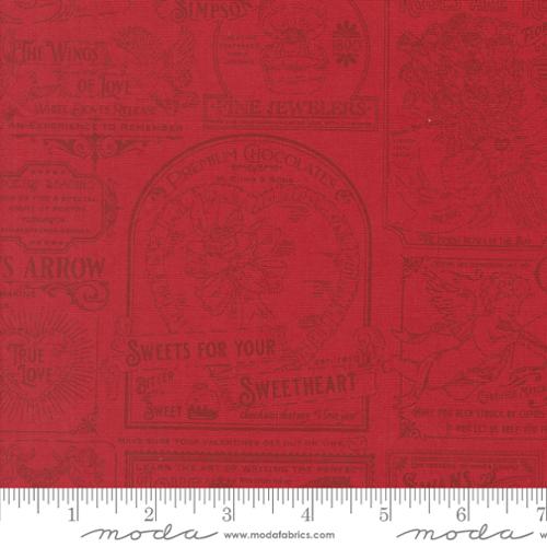 Moda Je Taime 20991 17 Rose Vintage Valentine By The Yard