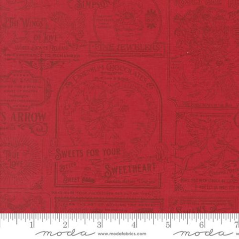 Moda Je Taime 20991 17 Rose Vintage Valentine By The Yard