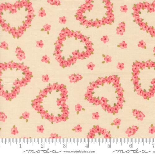 Moda Je Taime 20994 11 Lace Flower Heart By The Yard