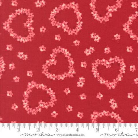 Moda Je Taime 20994 17 Rose Flower Heart By The Yard