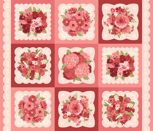 Moda Je Taime 20998 11 Lace Doily Panel 35" PANEL By The PANEL (Not Strictly By The Yard)