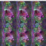 In The Beginning Halcyon II 20HN 3 Magenta Border Stripe 1.75 YARDS