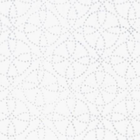 Wilmington Starlight Batiks 22293 114 Cream Circle Dots 1.875 YARDS