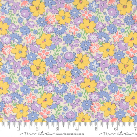 Moda 30's Playtime 2025 23370 22 Pastel Bouncy Floral By The Yard