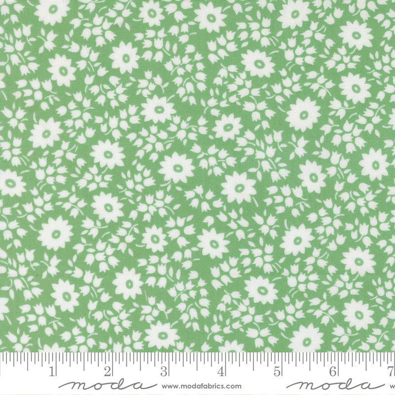 Moda 30's Playtime 2025 23372 16 Aloe Perky Posies By The Yard