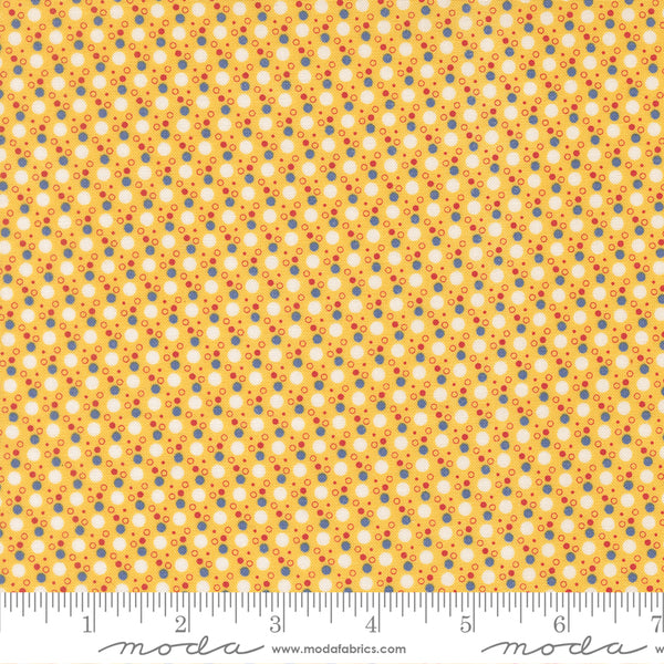 Moda 30's Playtime 2025 23376 15 Sunshine Bubbly Dots By The Yard