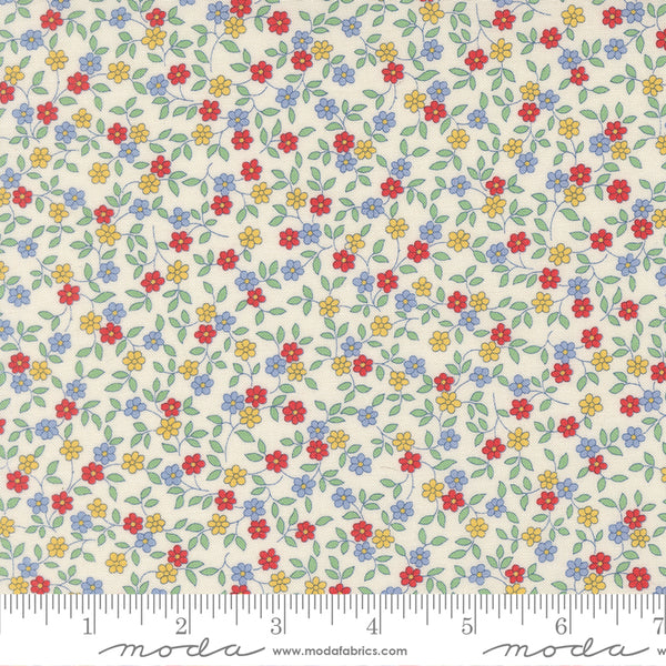 Moda 30's Playtime 2025 23378 11 Primary Ditsy Vines By The Yard