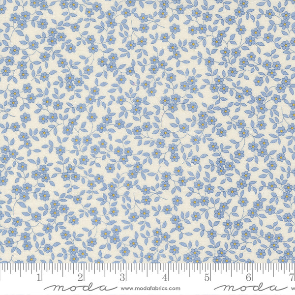 Moda 30's Playtime 2025 23378 27 Sky Ditsy Vines By The Yard