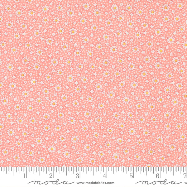 Moda 30's Playtime 2025 23379 13 Petal Daisy Dots By The Yard