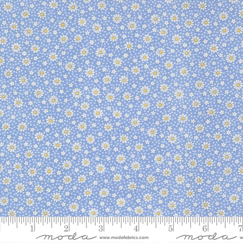 Moda 30's Playtime 2025 23379 17 Sky Daisy Dots By The Yard