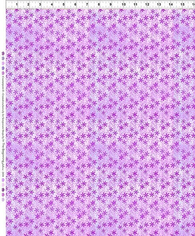 In The Beginning Counterpoint II 24-5SEW 1 Purple Small Floral By The Yard
