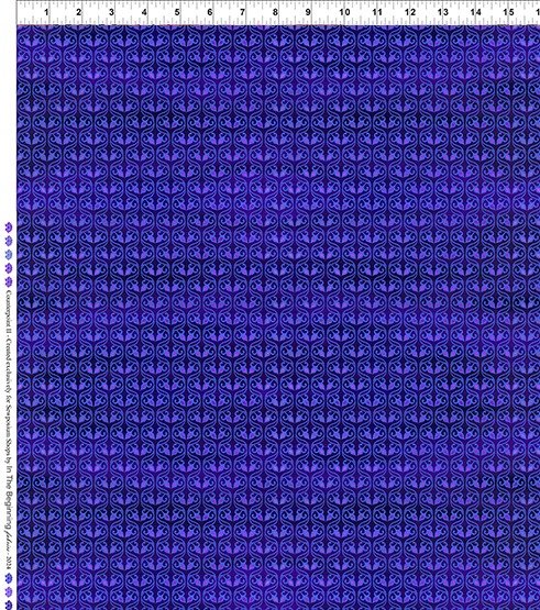 In The Beginning Counterpoint II 24-6SEW 2 Purple Ironwork By The Yard