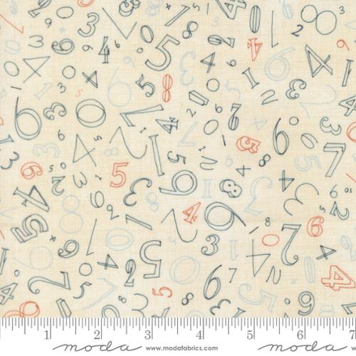 Moda Data 24671 12 Data Numerals Lovelace By The Yard