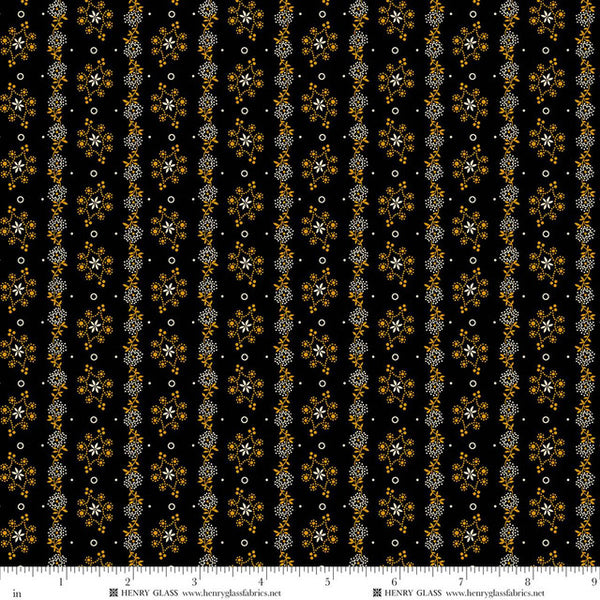 Henry Glass & Co. Mr. Moon 2611 94 Black Delicate Stripe By The Yard