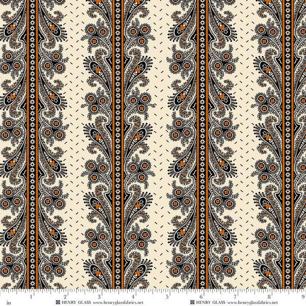 Henry Glass & Co. Mr. Moon 2614 93 Multi Intricate Stripe By The Yard